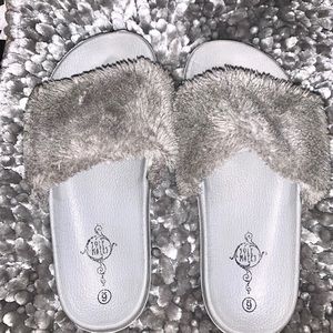 Cozy Gray Slippers!